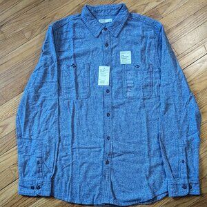 NWT 100% Cotton Soft Warm Flannel - Light Gray Denim Color